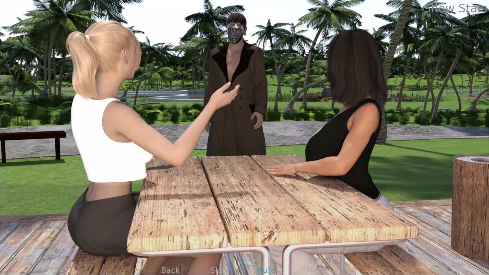 Project hot wife - playing with jenny's boobs outdoor