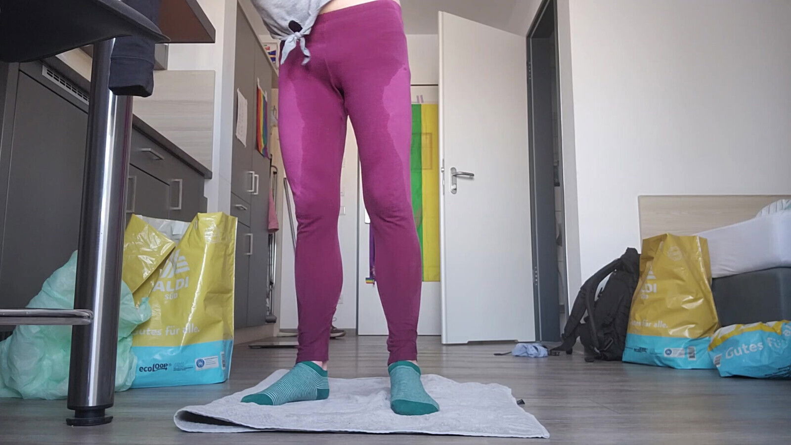 2. Time wetting in same leggins