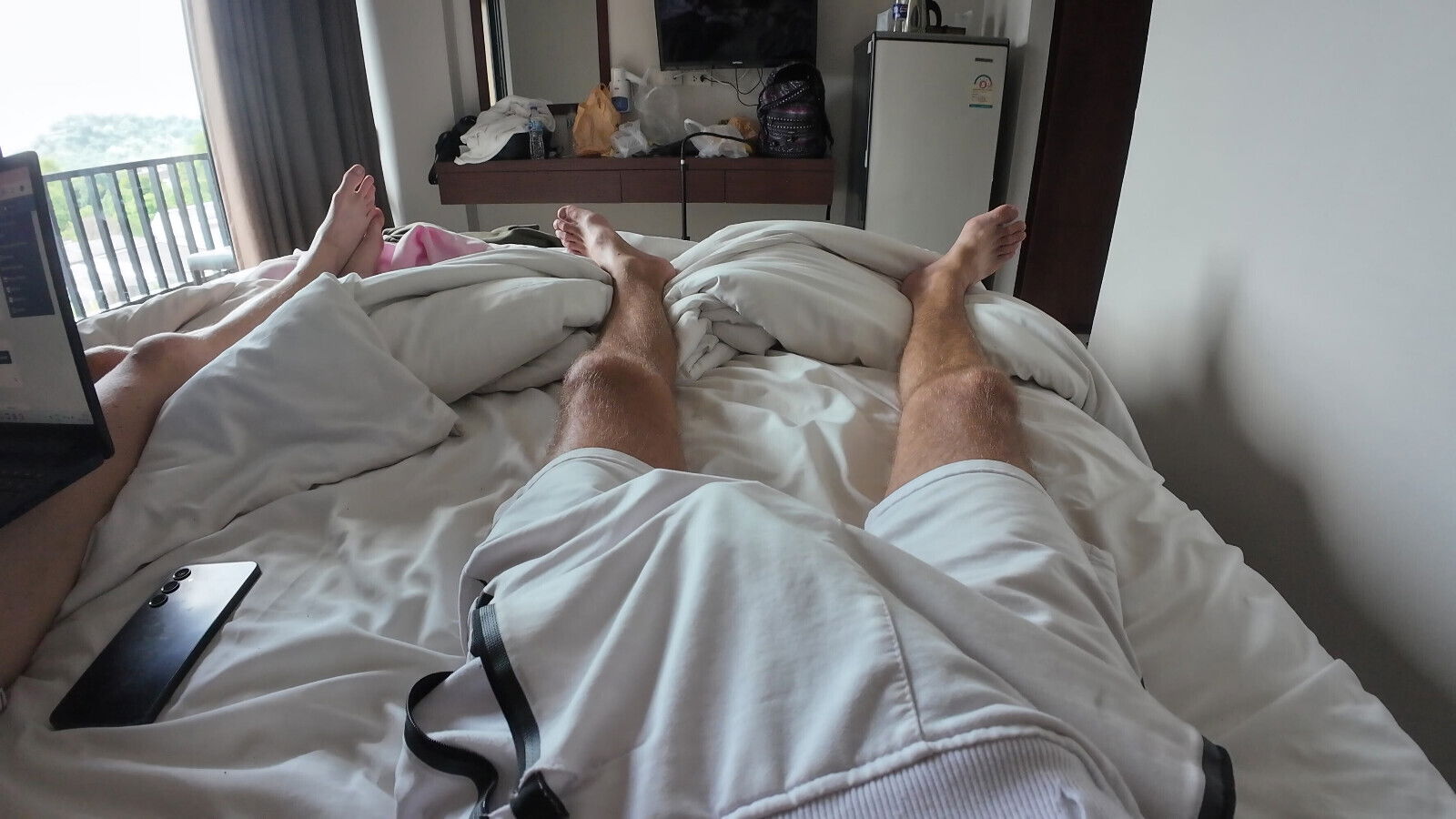 I Start Playing with My Dick, She Can't Resist, Grabs It and Starts Sucking!