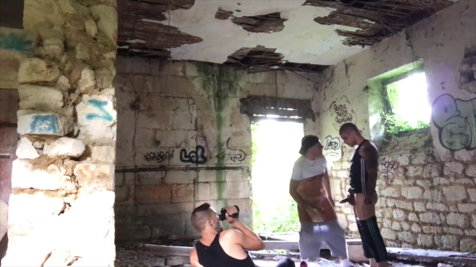 Outdoor cruising with Jess used raw by John Strap