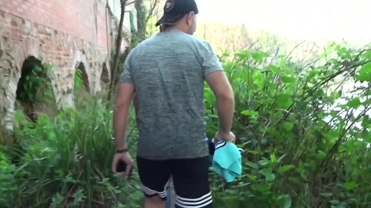 Sucked and used raw by Stepdaddy in exhibit outdoor cruising