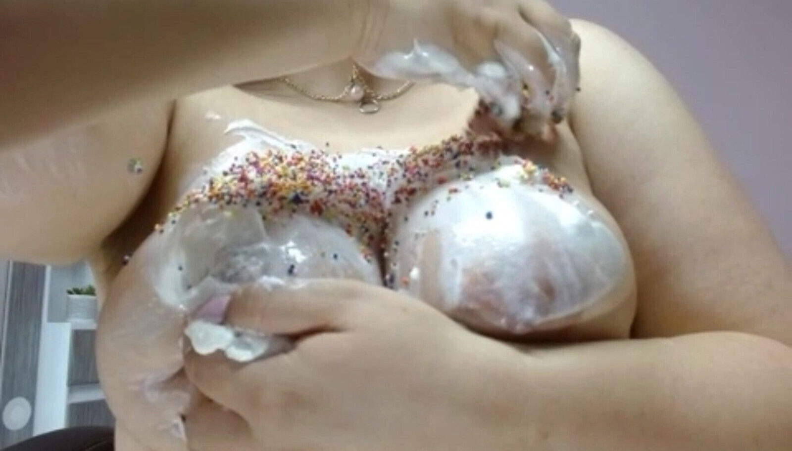 BIG TITS, FULL OF WHIPPED CREAM, ADORATION OF BIG DELICIOUS WHITE TITS