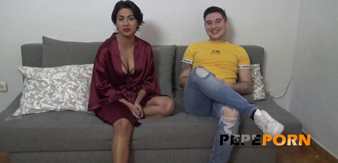 Lucky dude has the hot roommate and she wants to do a porno with him!