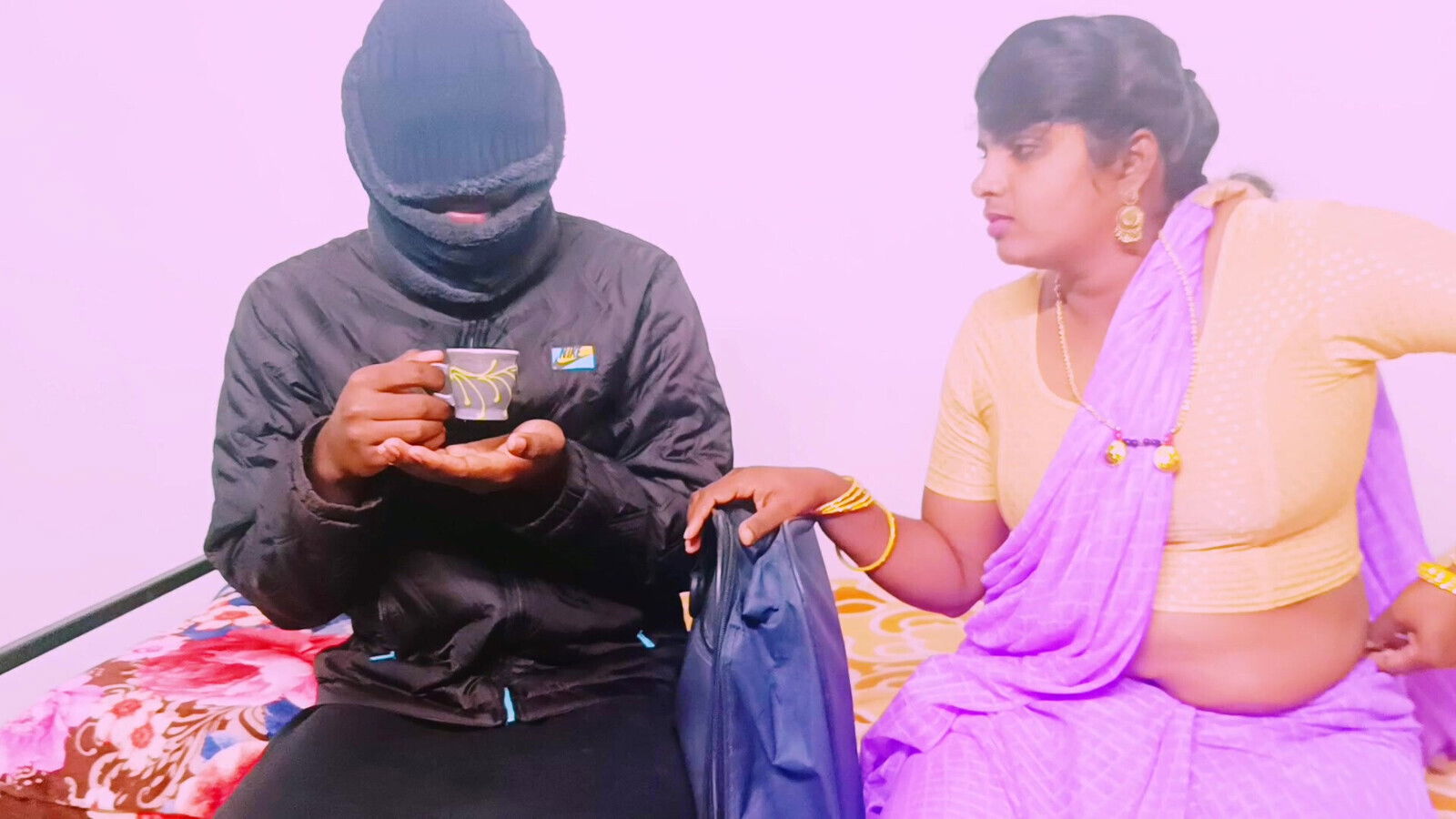 Indian Beautiful Stepmom and Stepson Fucking