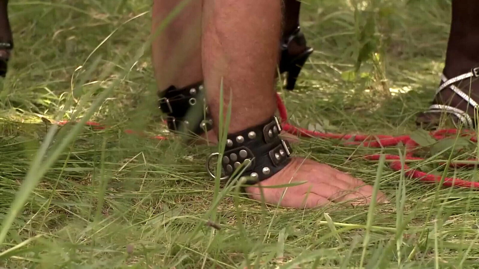 Submissive Slave Obedience Outdoors