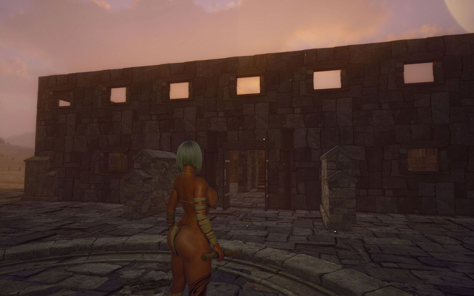 Ep7: Building the Stone House Kitchen, Bed & Bath in Wicked Island (gameplay)