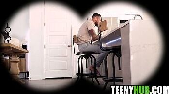 Caught Spying Tiny Detective Earns Herself a Spanking Penelope Kay, Quinton James