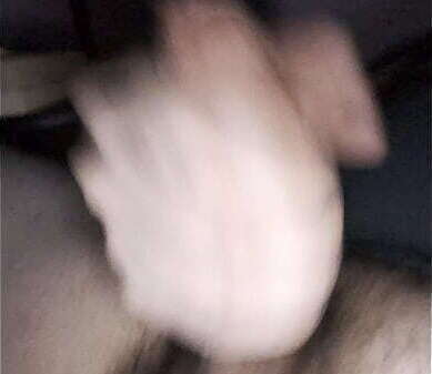 Stroking my hairy uncut girl cock!