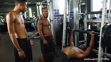 EdwardJames: Phoenix And Keno Share Teasing Energy With New Gym Buddy Sleepy Reed