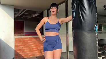 Fucking the Gym Girl'_s Ass Hard