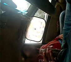 NRI girl masterbate to her boyfriend in car