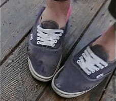 Well worn slutty Vans