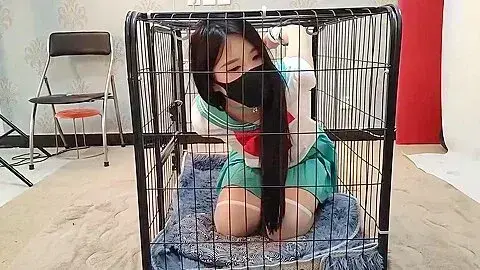 Fabulous Sex Clip Slave Cage Incredible Show