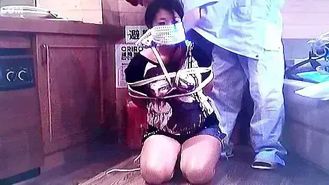 Mature Asian Woman Tied Up Session