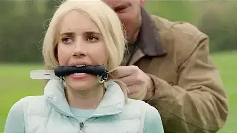 Betty Gilpin And Emma Roberts - And Movie Bondage