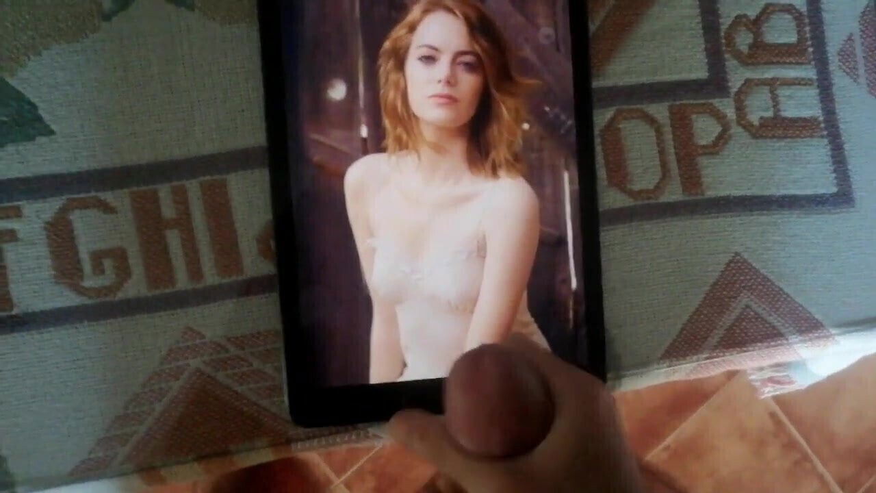 Emma Stone Cum Tribute