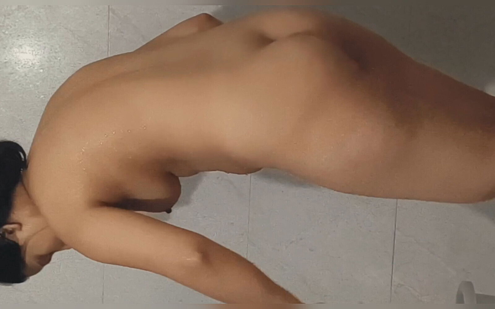 Horny Sult in Bathroom Nude Taking Shower