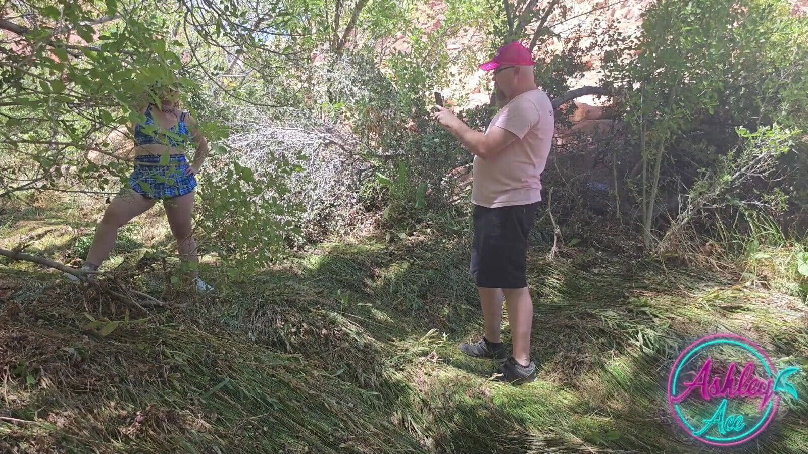 Behind the Scenes Photo Shoot - Ashley at Ash Creek Spring