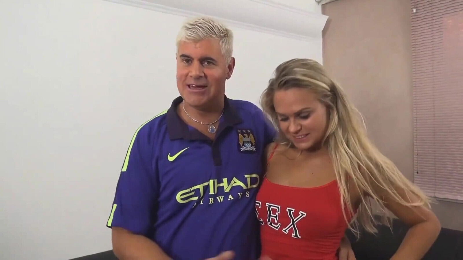 Blonde milf girl has fun with her friend