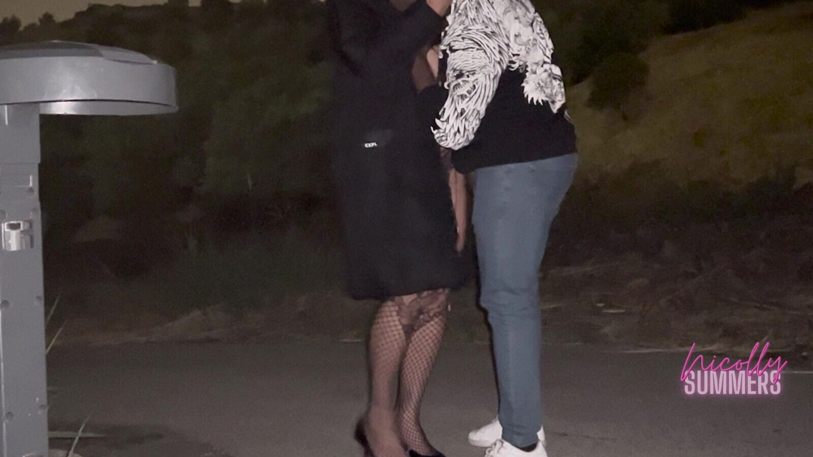 The Black BBC M Fucked on the Street Floor