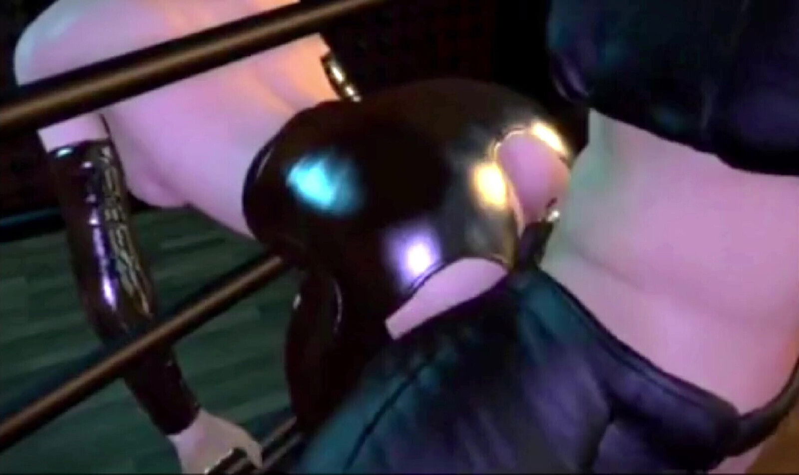 big boobed anime girl fucked in wrestling court.