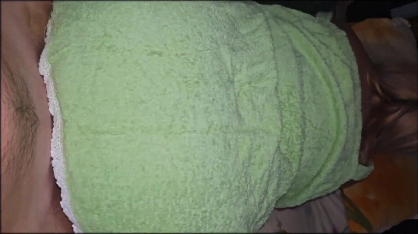 Stepmom in Bright Flip-flops in Bed with Her Stepson