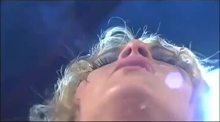 Blonde in Fishnets Takes Intense Pussy Pounding