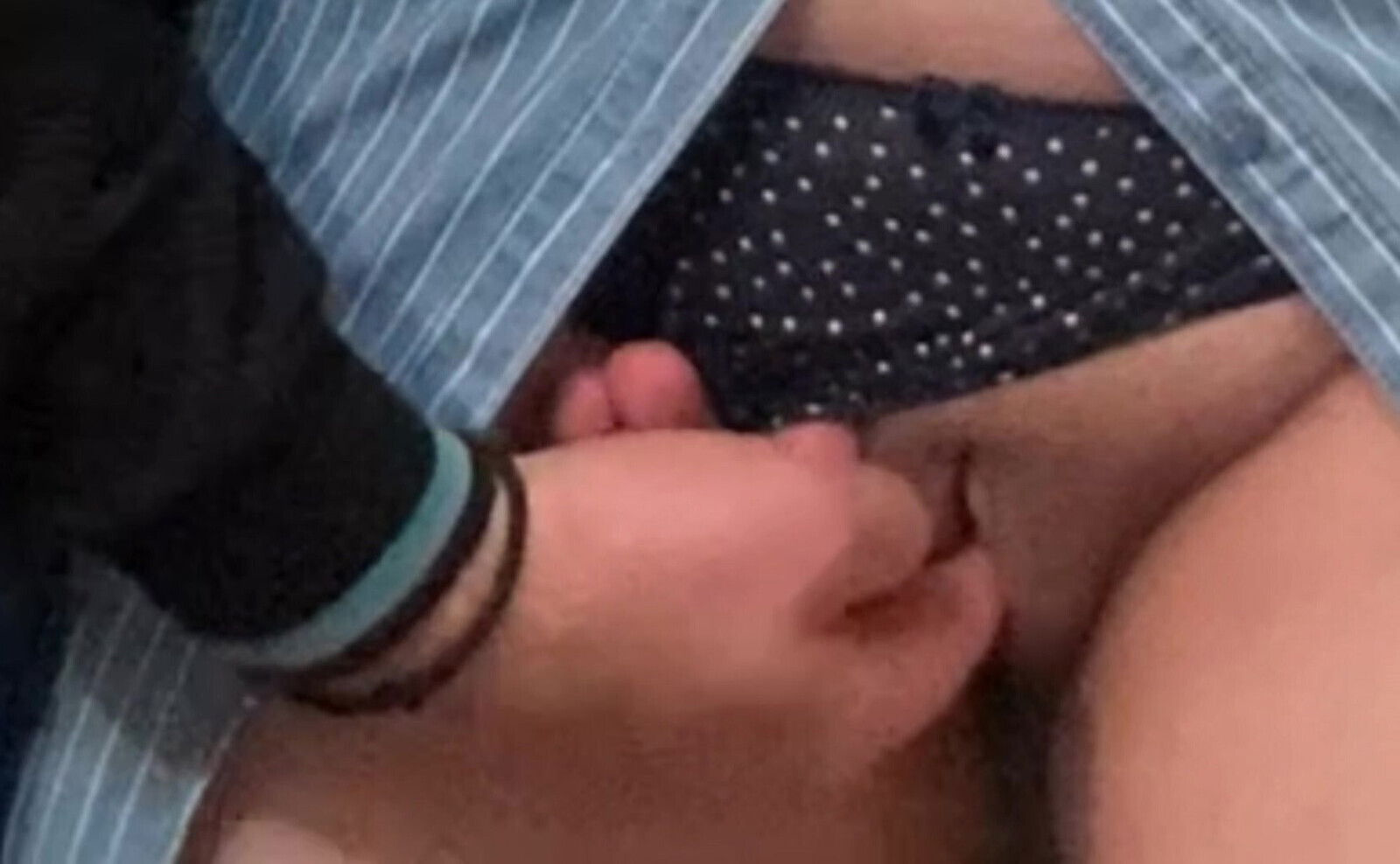 Stranger's Dirty Fantasy - Stranger Rubbing Pussy and Panties on Crowded Subway