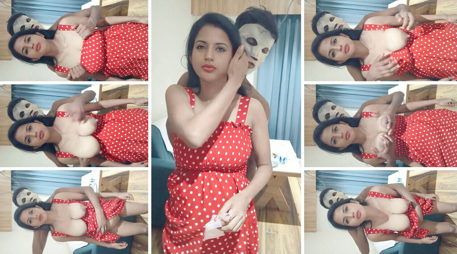 Season 11 of hotel. Red clothes wearing bhabhi fuck in hotel