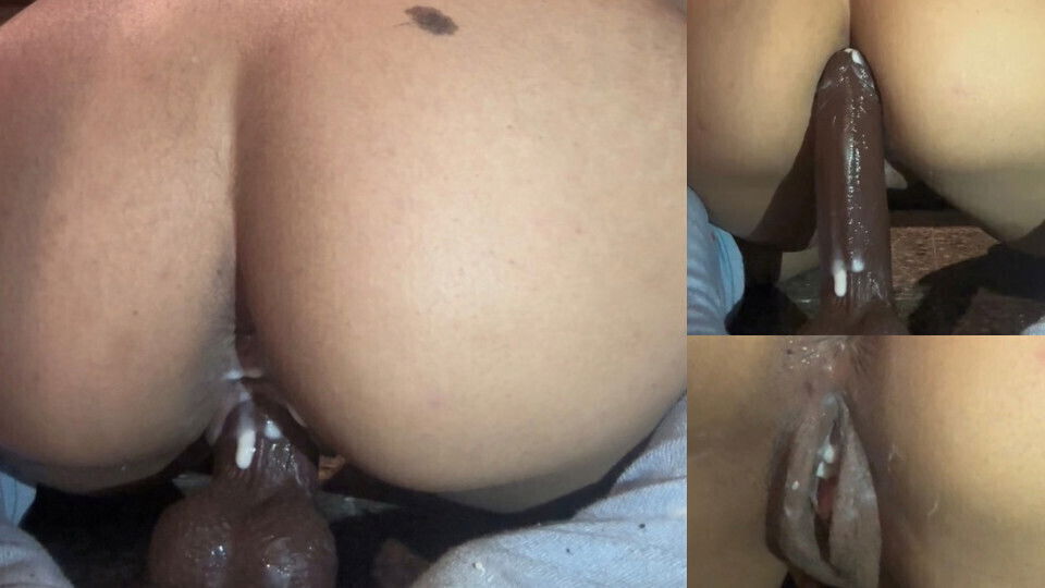 Horny Teen Stepdaughter Rides Stepdad's Big Black Cock Until He Cums Deep Inside