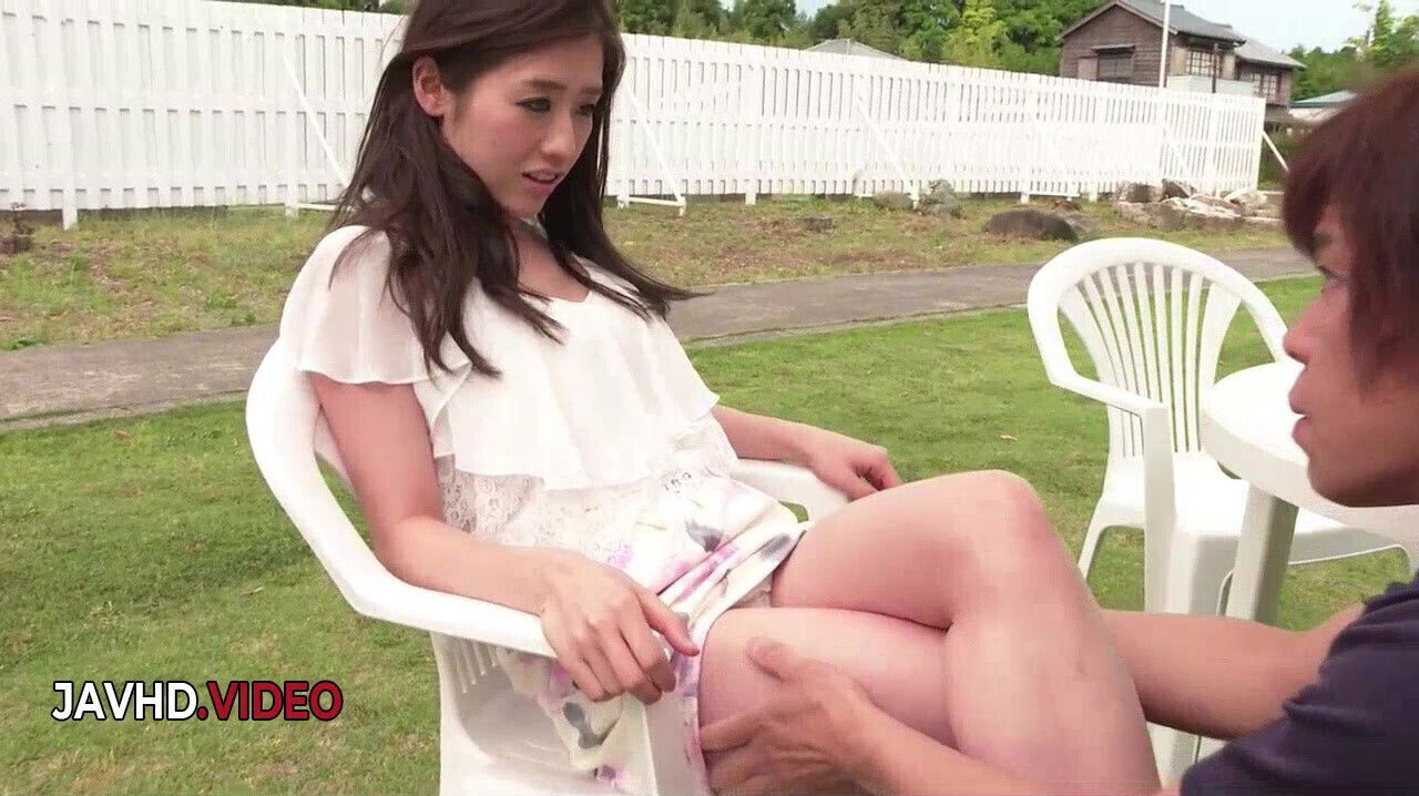 Fingering outdoors steamy Asian Blowjob fun with teen Kana Miyashita thrilling every sense! Teen