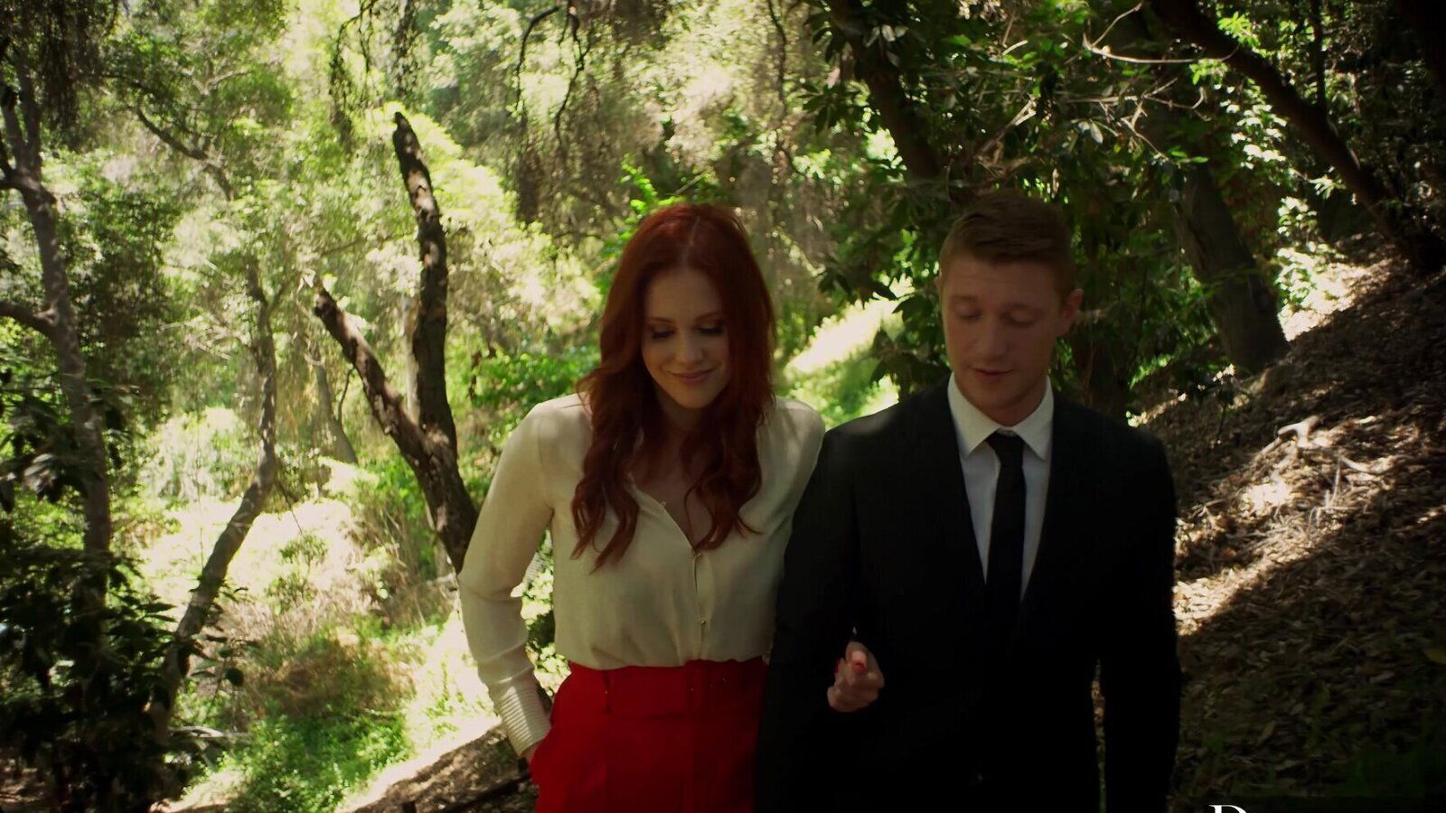 The couple enjoys passionate doggy style sex with stunning Maitland Ward.