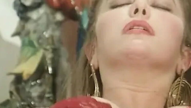 Hairy Italian Babes Gangbanged in Threesome Orgy - Double Penetration & Stockings