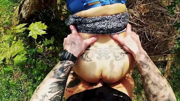 Naughty Risky Public Fuck in German Park with Hot Milf