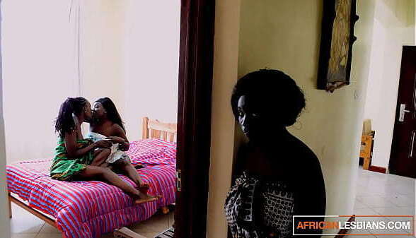 Sexy Natural Tits Ebony Sluts Fucking Big Dildos In Wild Lesbian Threesome