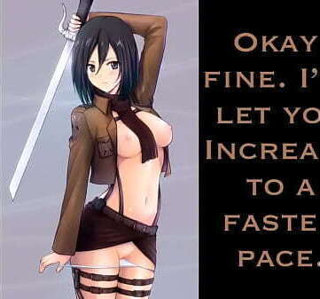 Officer Mikasa Ackerman JOI on Titan)