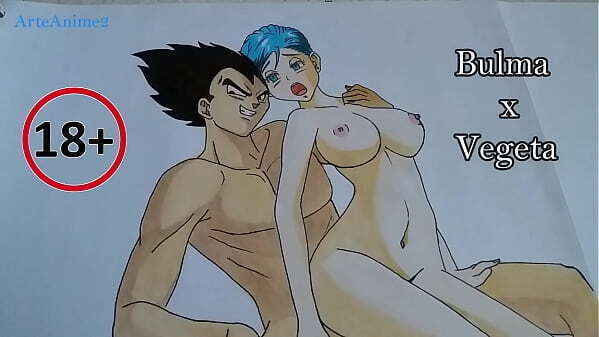 Dibujo a Vegeta y Bulma Haciendo el delicioso! Hentai