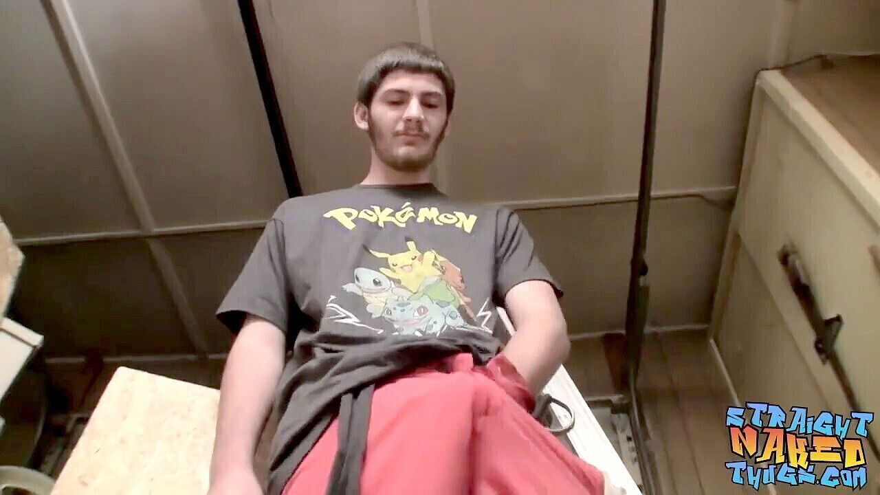 Daniel Delong strokes his huge cock and makes it explode in an intense gay porn scene!