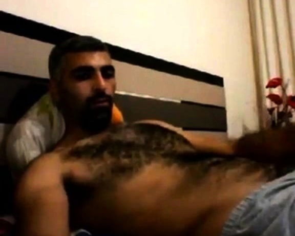 Hairy Horny Strokes His Big Cock
