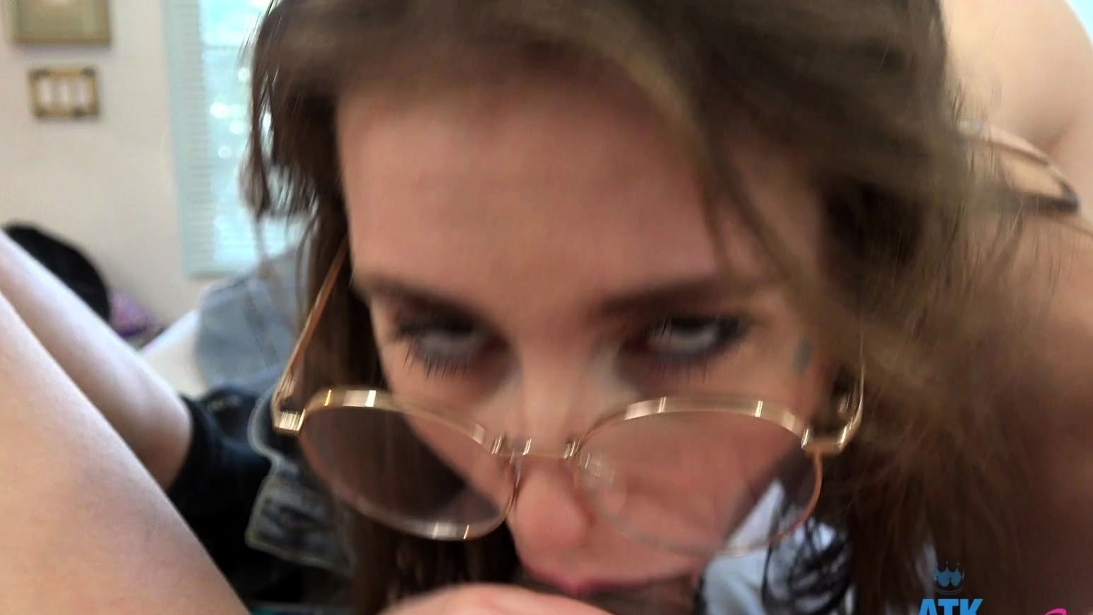 ATK Girlfriends-Fiona Sprouts Blue Dress POV