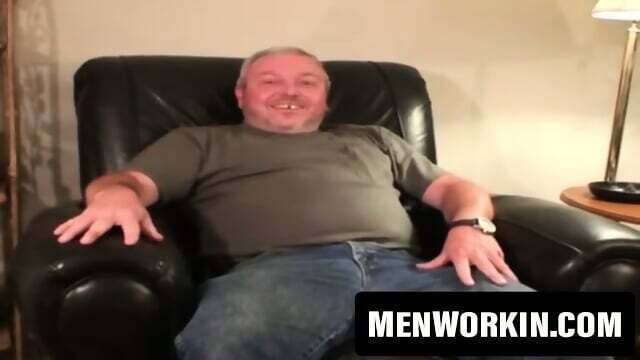 Horny chubby senior moans in passionate anal play