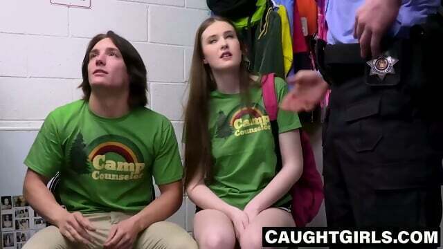 Brunette Athena Heart moans during gangbang