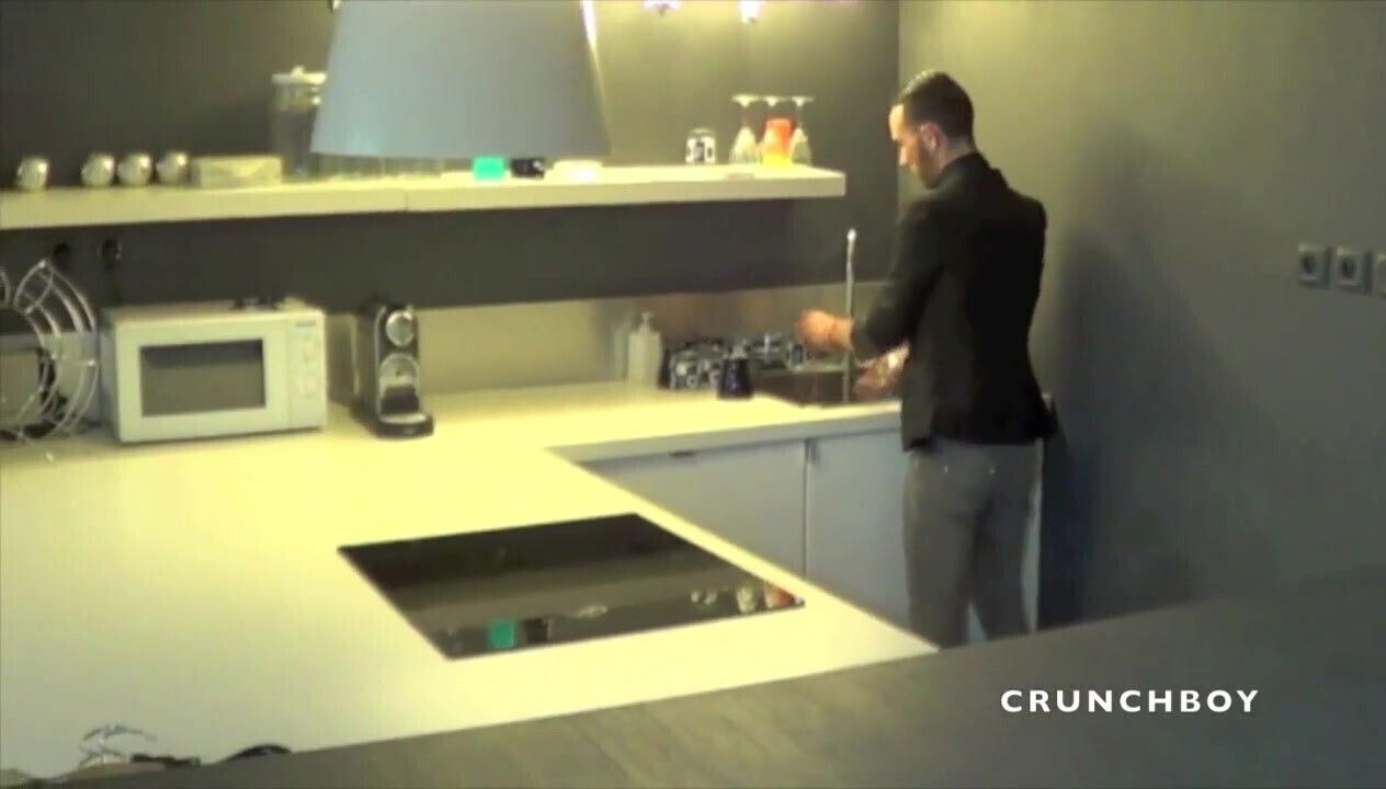 Young Latino worker fucking in the work