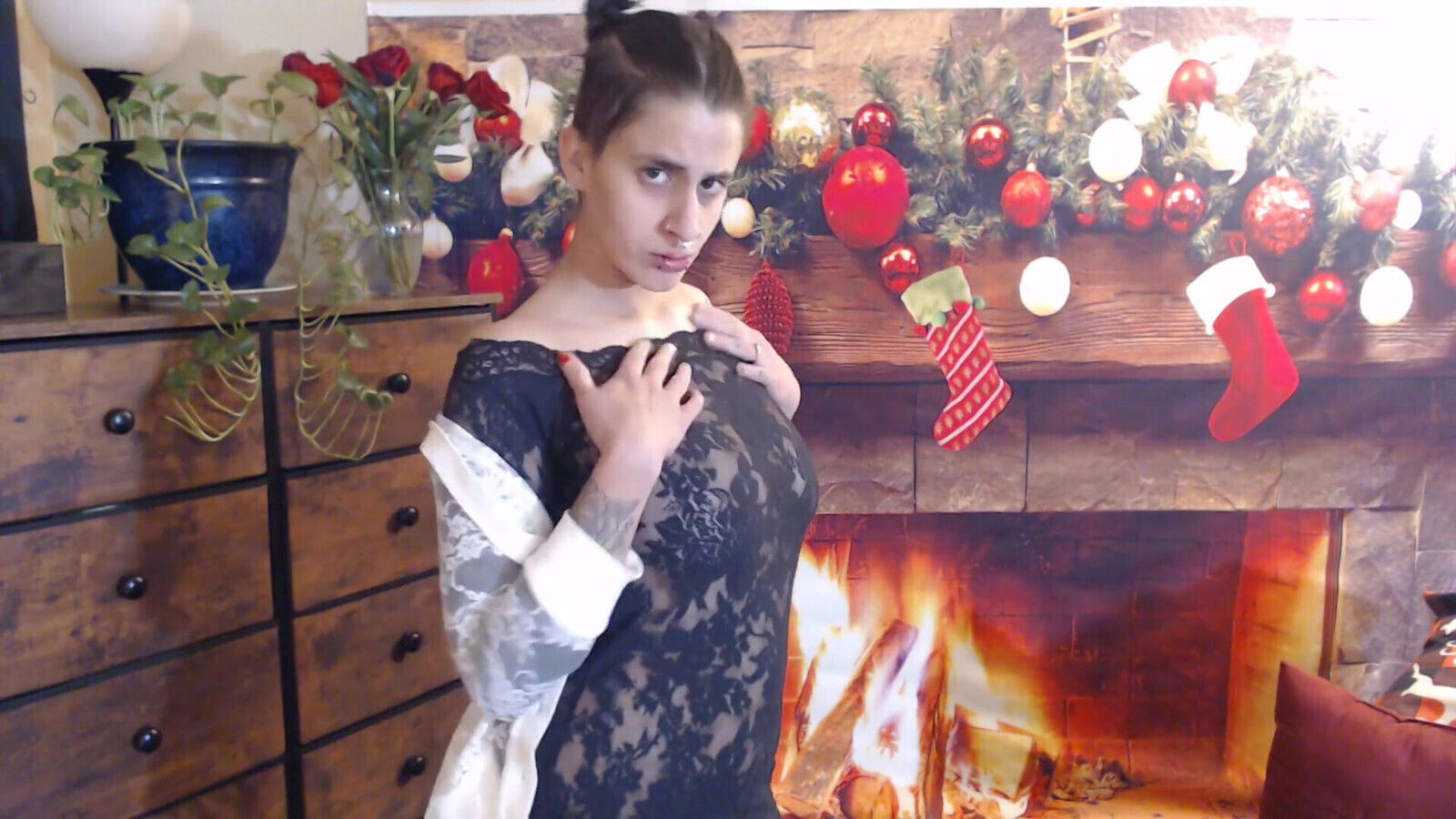 Abby's 5 outfit strip-a-thon