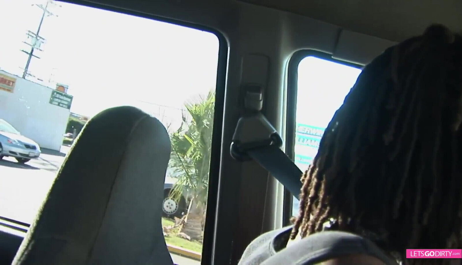 Very long black dick in her cute brunette