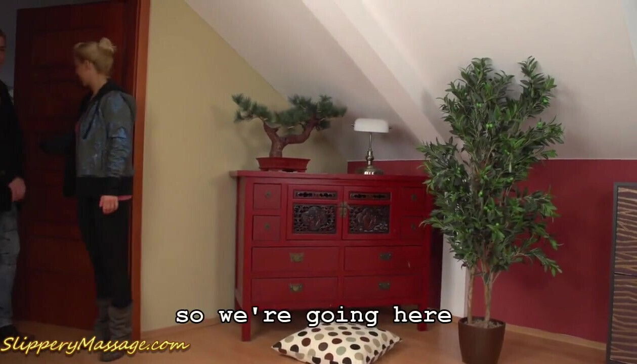 slippery massage with Carla Cox