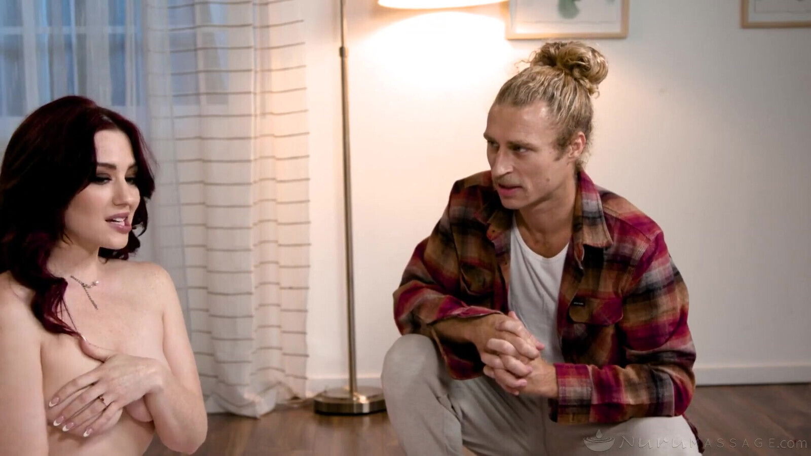 Nuru Massage - Sexy MILF Jessica Ryan Gives a Nuru to Her Neighbor Because Her Hubby Ghosted Her