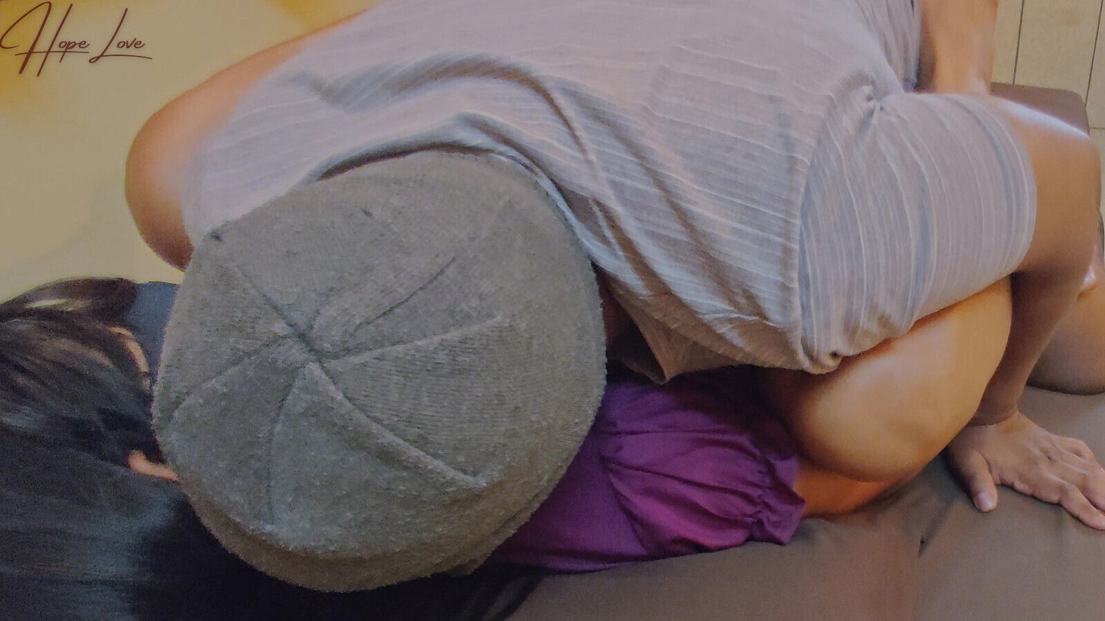 House Cleaning Girl Made to Do Some Extra Work with Boss