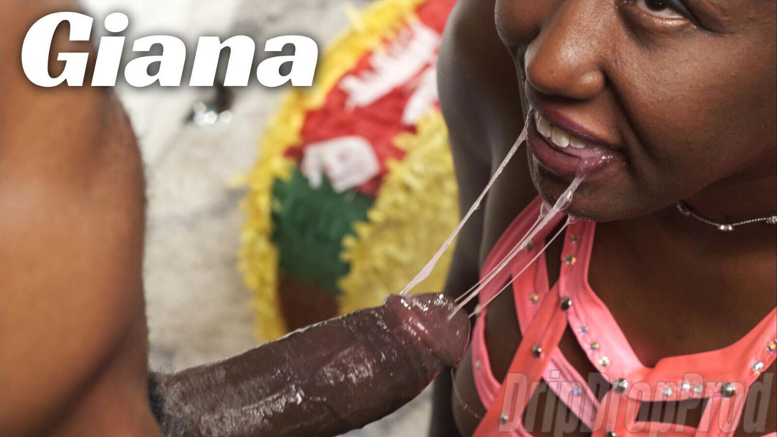 DRIPDROP Sub slut Giana drains his cock with her mouth