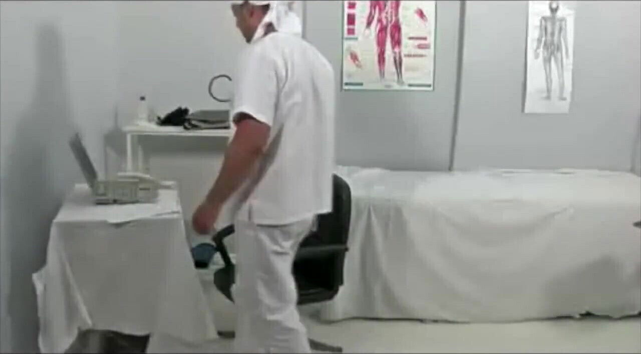 Young straight fucked by his doctor at the clinic